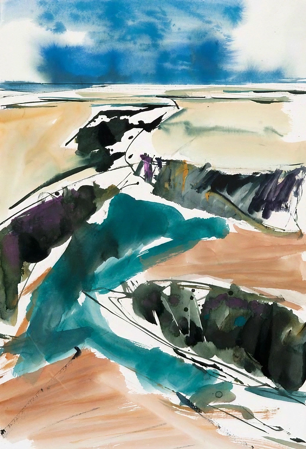 Aquarel van Johan Meeske, 2016 – 2017.