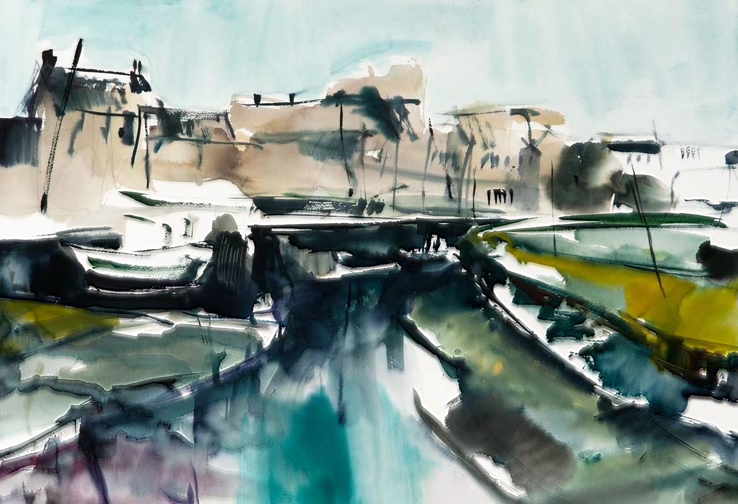 Aquarel van Johan Meeske, 2016 – 2017.