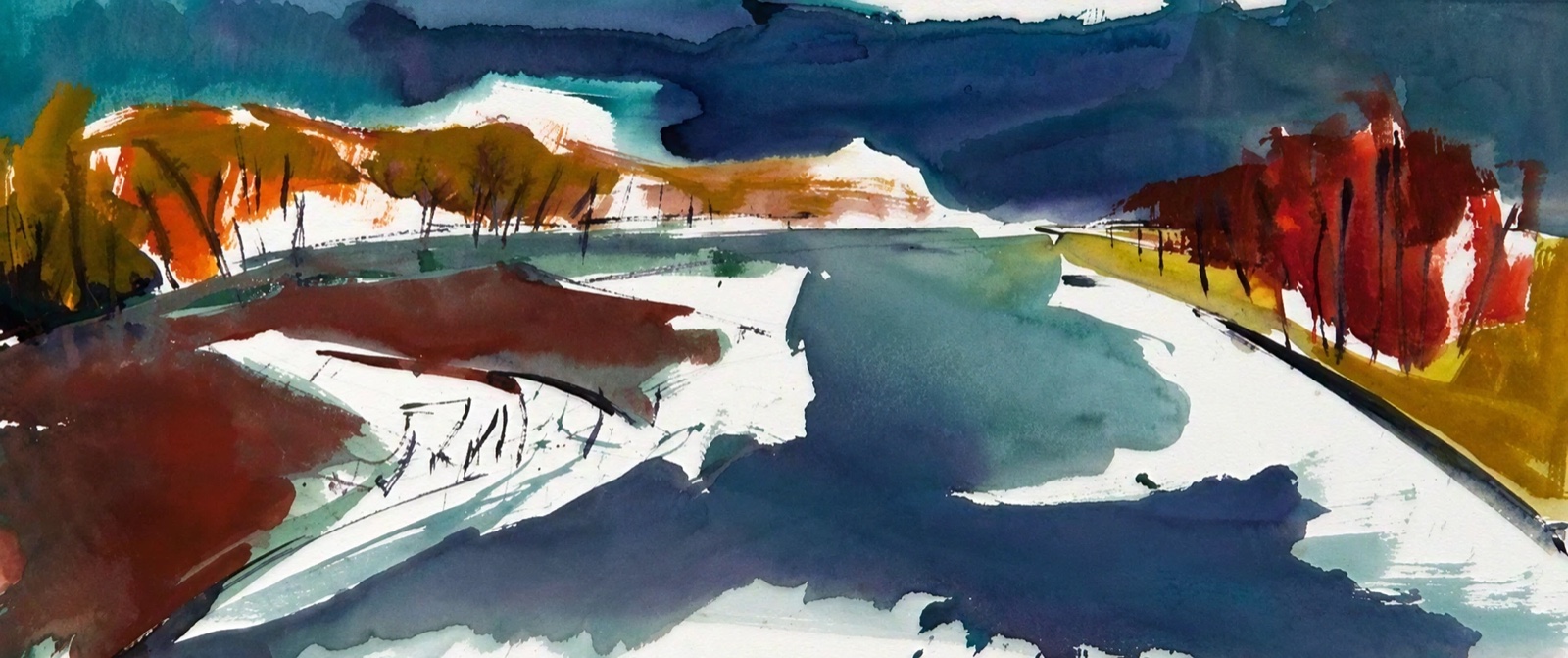 Aquarel van Johan Meeske, 2016 – 2017.