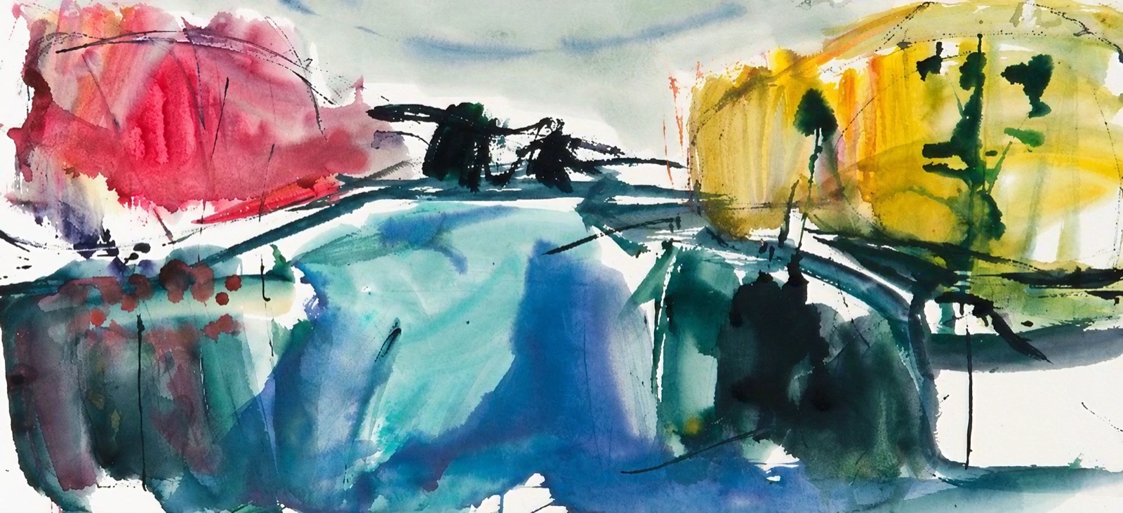Aquarel van Johan Meeske, 2018 – 2019.