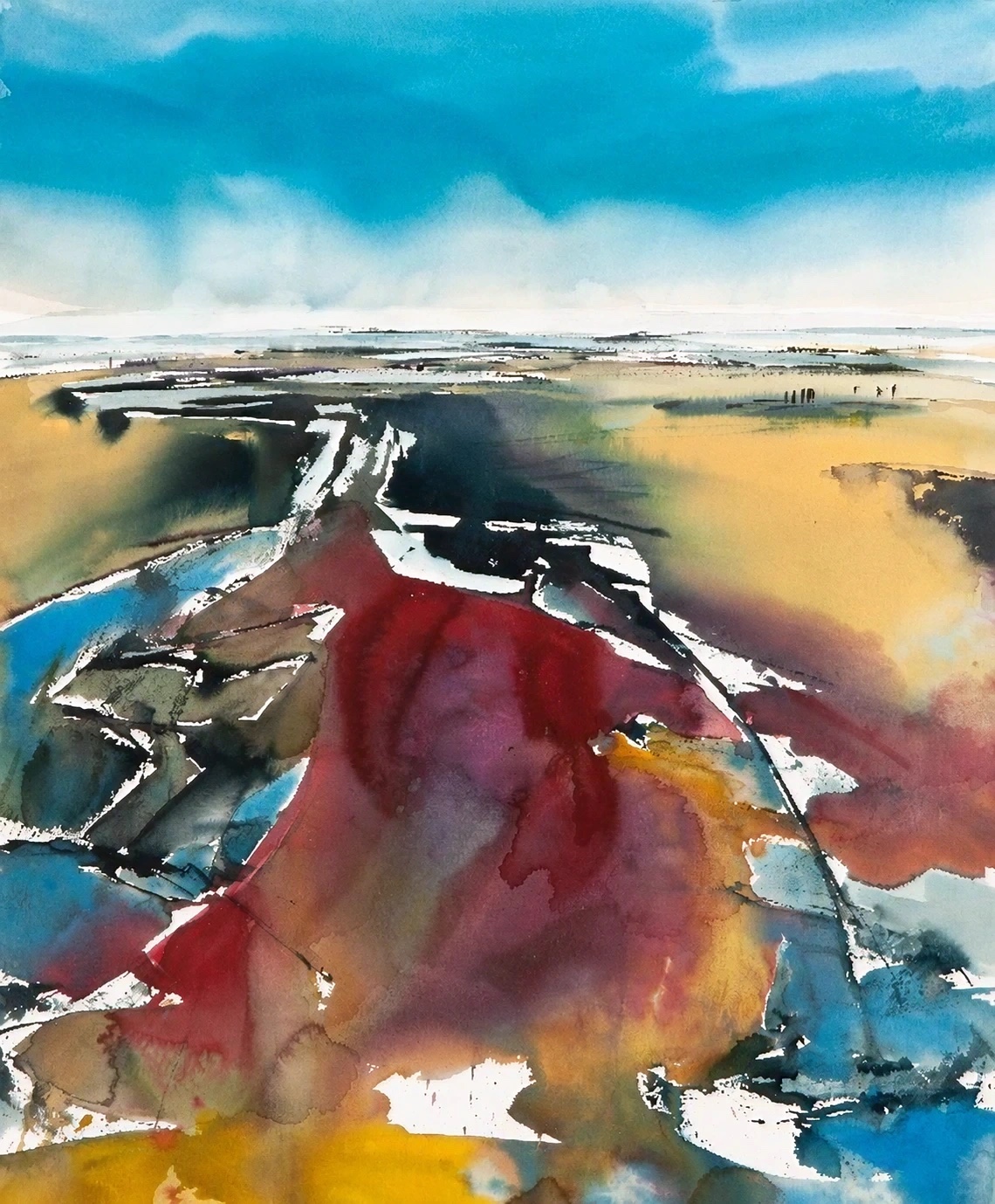 Aquarel van Johan Meeske, 2018 – 2019.