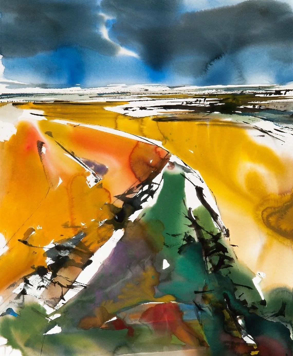 Aquarel van Johan Meeske, 2018 – 2019.