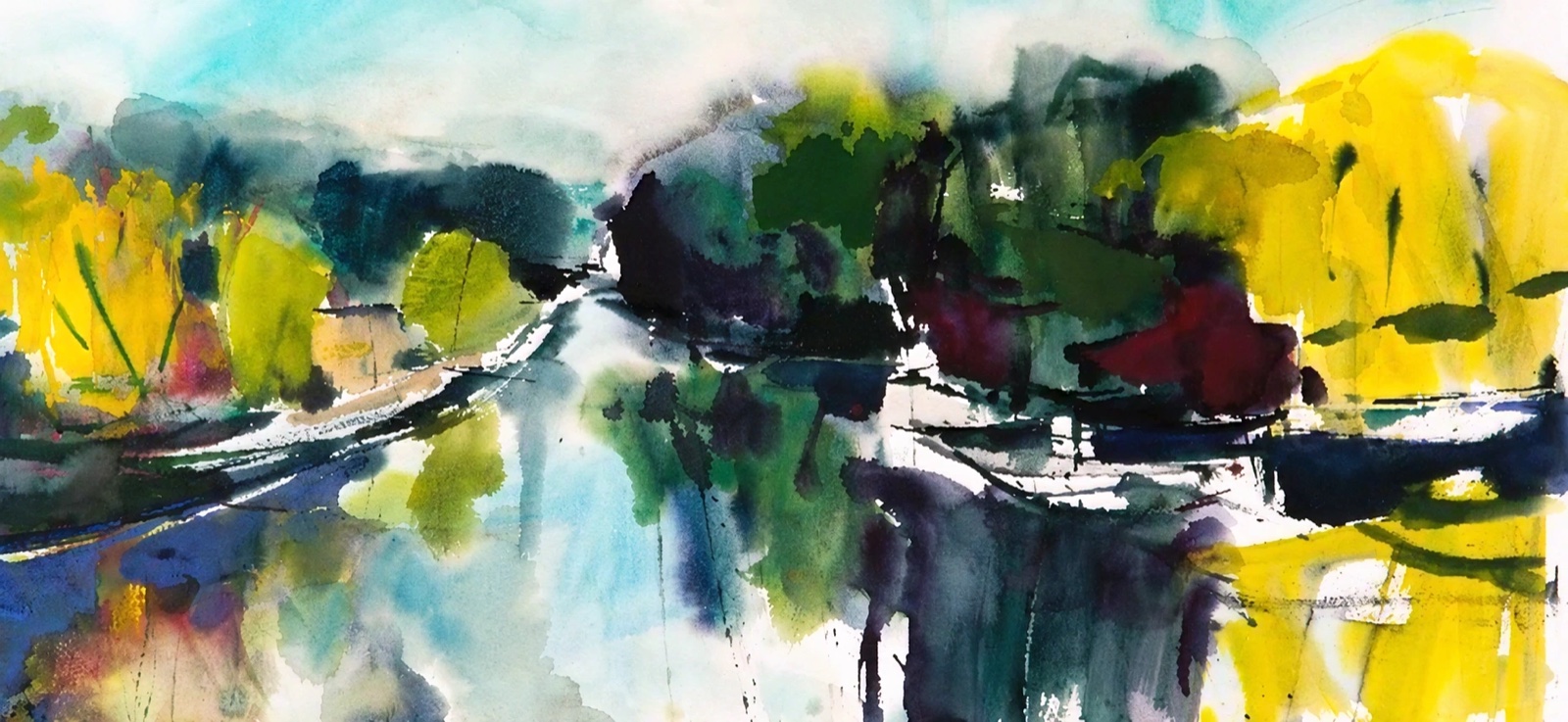 Aquarel van Johan Meeske, 2018 – 2019.