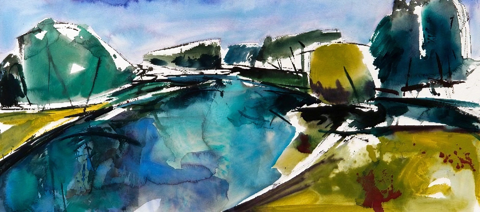 Aquarel van Johan Meeske, 2018 – 2019.