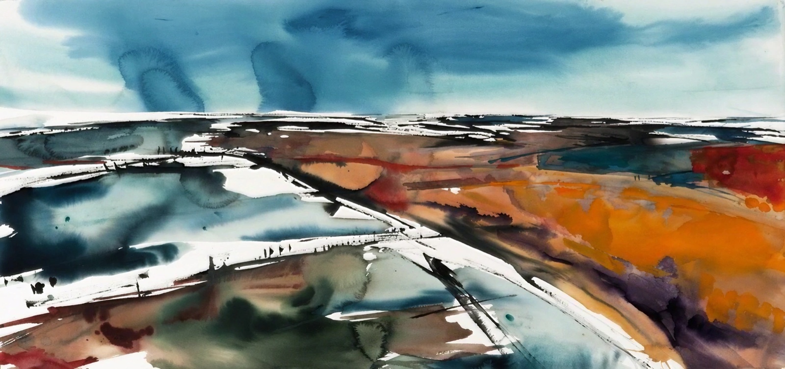 Aquarel van Johan Meeske, 2020 – 2023.