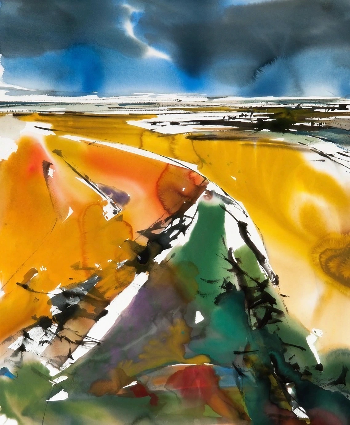 Aquarel van Johan Meeske, 2025 – 2026.