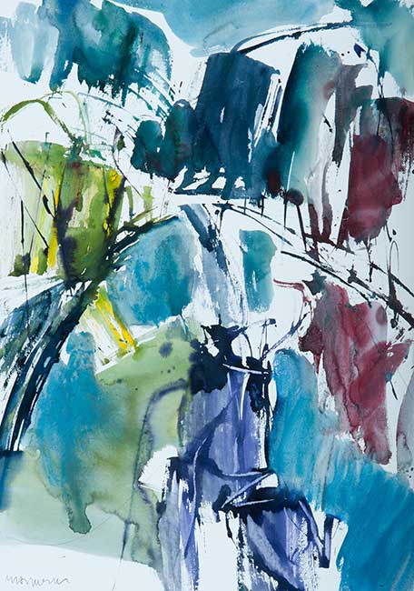 Aquarel van Johan Meeske, 2013.
