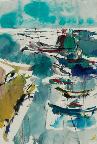 Aquarel van Johan Meeske, 2015.