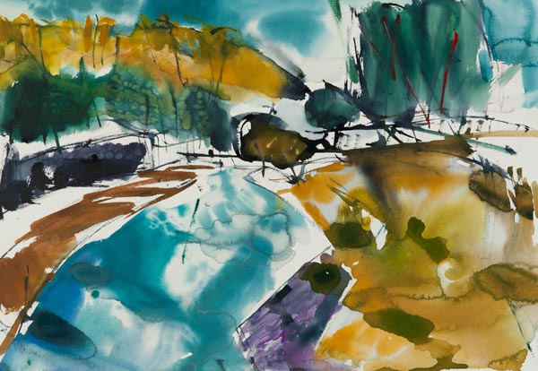 Aquarel van Johan Meeske, 2016 – 2017.