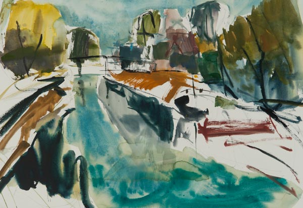 Aquarel van Johan Meeske, 2016 – 2017.