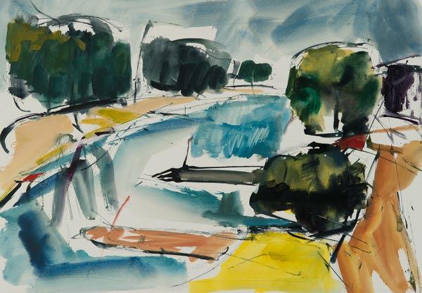 Aquarel van Johan Meeske, 2016 – 2017.