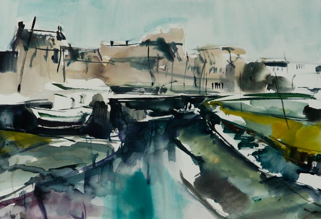 Aquarel van Johan Meeske, 2016 – 2017.