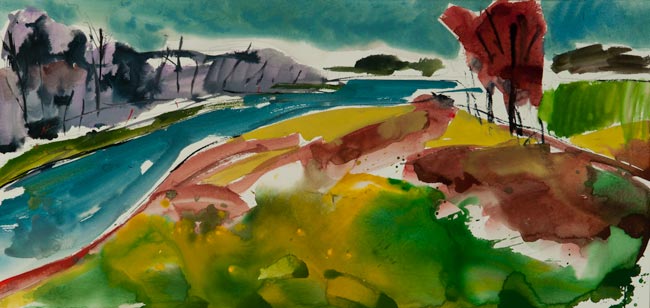 Aquarel van Johan Meeske, 2016 – 2017.