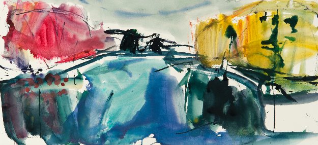 Aquarel van Johan Meeske, 2018 – 2019.