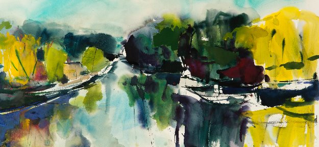 Aquarel van Johan Meeske, 2018 – 2019.