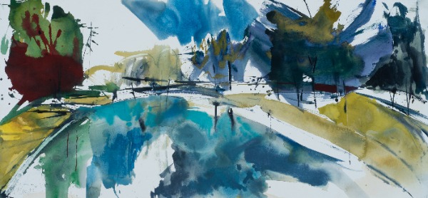 Aquarel van Johan Meeske, 2025 – 2026.