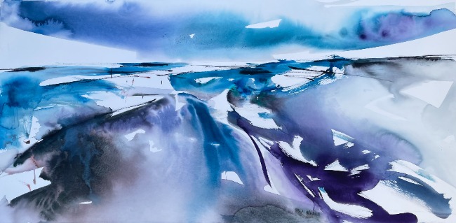 Aquarel van Johan Meeske, 2025 – 2026.