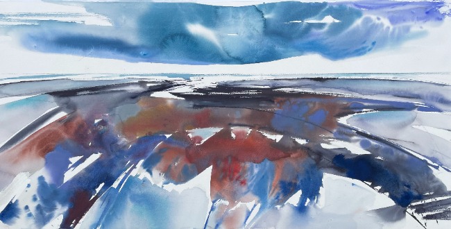 Aquarel van Johan Meeske, 2025 – 2026.