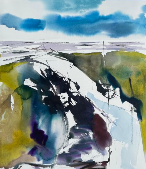 Aquarel van Johan Meeske, 2025 – 2026.