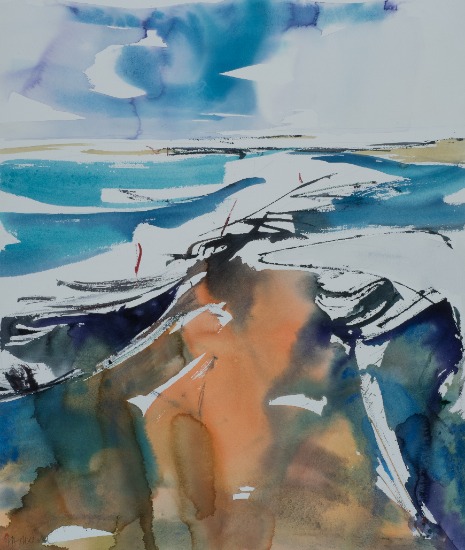 Aquarel van Johan Meeske, 2025 – 2026.