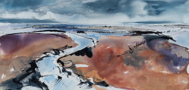 Aquarel van Johan Meeske, 2025 – 2026.